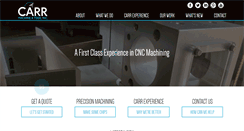 Desktop Screenshot of carrmachine.com